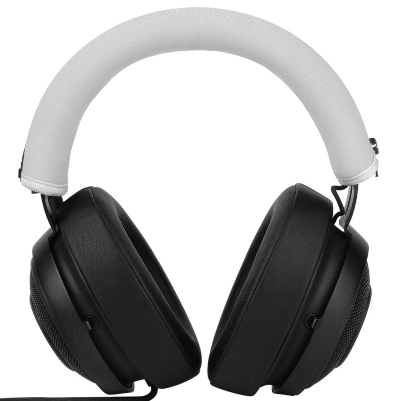 Jarmor Kraken V2 & PRO Headband Cover, JARMOR Replacement Head Band Protector with Zipper [ Easy Installation ] for Razer Kraken V2 & V2 Pro Headphones (Oval & Round Cushion) ONLY (White) - Image 3